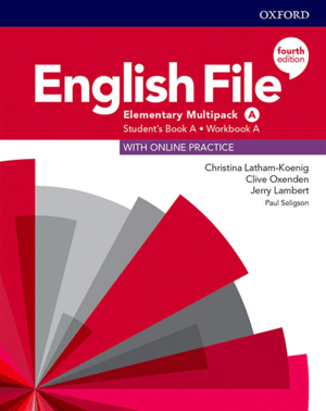 ENGLISH FILE ELEMENTARY MULTIPACK A 4TH ED. STU + WB A