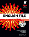 ENGLISH FILE ELEMENTARY PACK WITHOUT KEY 3RD
