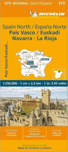 MAPA REGIONAL PAIS VASCO, NAVARRA, LA RIOJA 11573