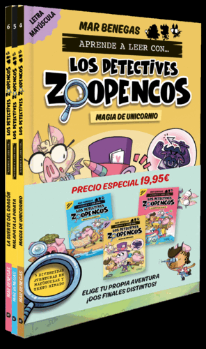 PACK APRENDE A LEER CON... ¡LOS DETECTIVES ZOOPENC
