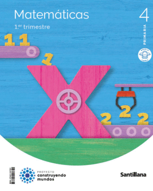 MATEMATICAS4 PRIMARIA CONSTRUYENDO MUNDOS MOCHIL LIGERA