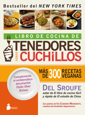 LIBRO DE COCINA DE TENEDORES SOBRE CUCHILLOS