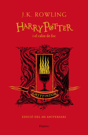 HARRY POTTER I EL CALZE DE FOC (GRYFFINDOR) VERMELL