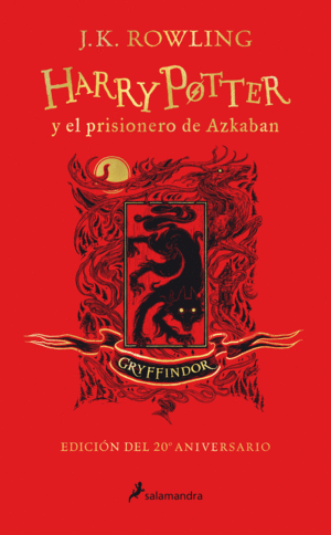 HARRY POTTER Y EL PRISIONERO DE AZKABAN ROJO(EDICIÓN GRYFFINDOR DEL 2