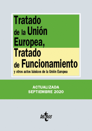 TRATADO DE LA UNIÓN EUROPEA, TRATADO DE FUNCIONAMIENTO 2020