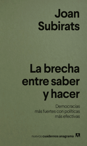 BRECHA ENTRE SABER Y HACER, LA