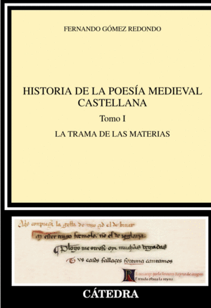 HISTORIA DE LA POESÍA MEDIEVAL CASTELLANA  I