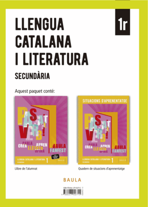 LLENGUA CATALANA I LITERATURA 1R SECUNDÀRIA LLIBRE ALUMNE + QUADERN FANFEST