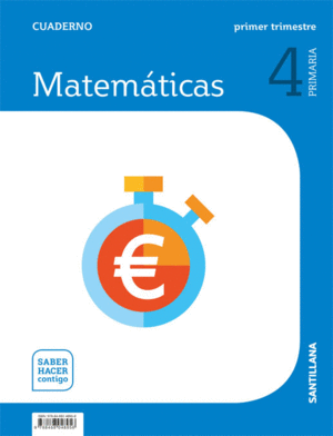 CUADERNO MATEMATICAS 4 PRIMARIA 1 TRIM SABER HACER CONTIGO