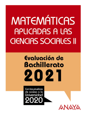 MATEMÁTICAS APLICADAS A LAS CIENCIAS SOCIALES II. 2021