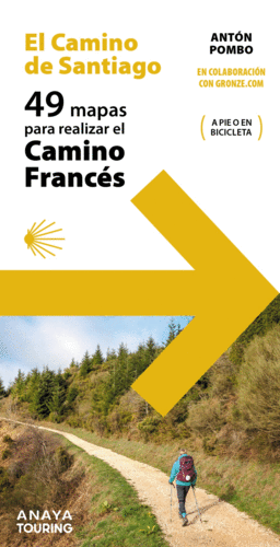 49 MAPAS REALIZAR EL CAMINO DE SANTIAGO. CAMINO FRANCÉS (DESPLEGABLES)