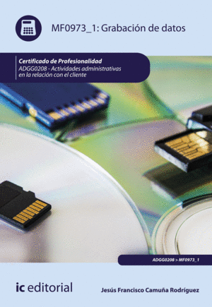 GRABACIÓN DE DATOS. ADGG0208- ON LINE