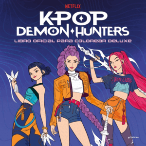KPOP DEMON HUNTERS LIBRO PARA COLOREAR